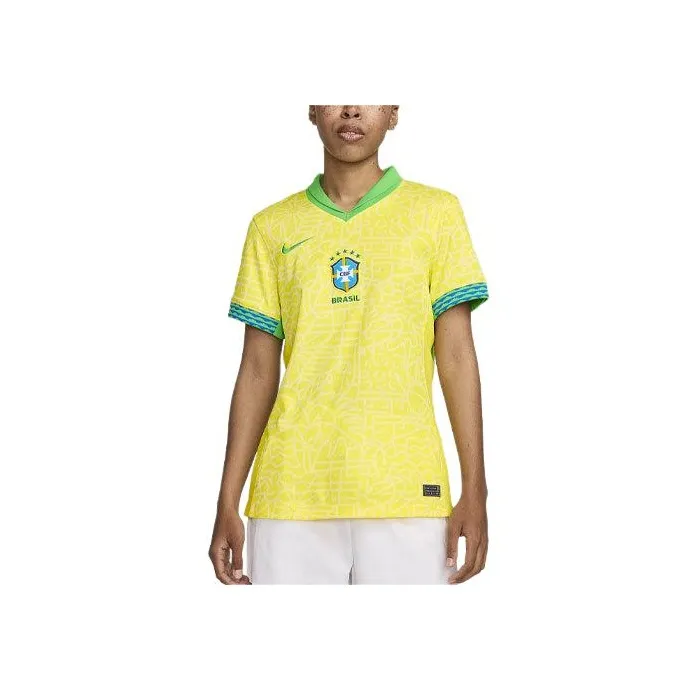 Nike Brazil 2024 Stadium Home Women's Nike Dri FIT Soccer Replica Jersey