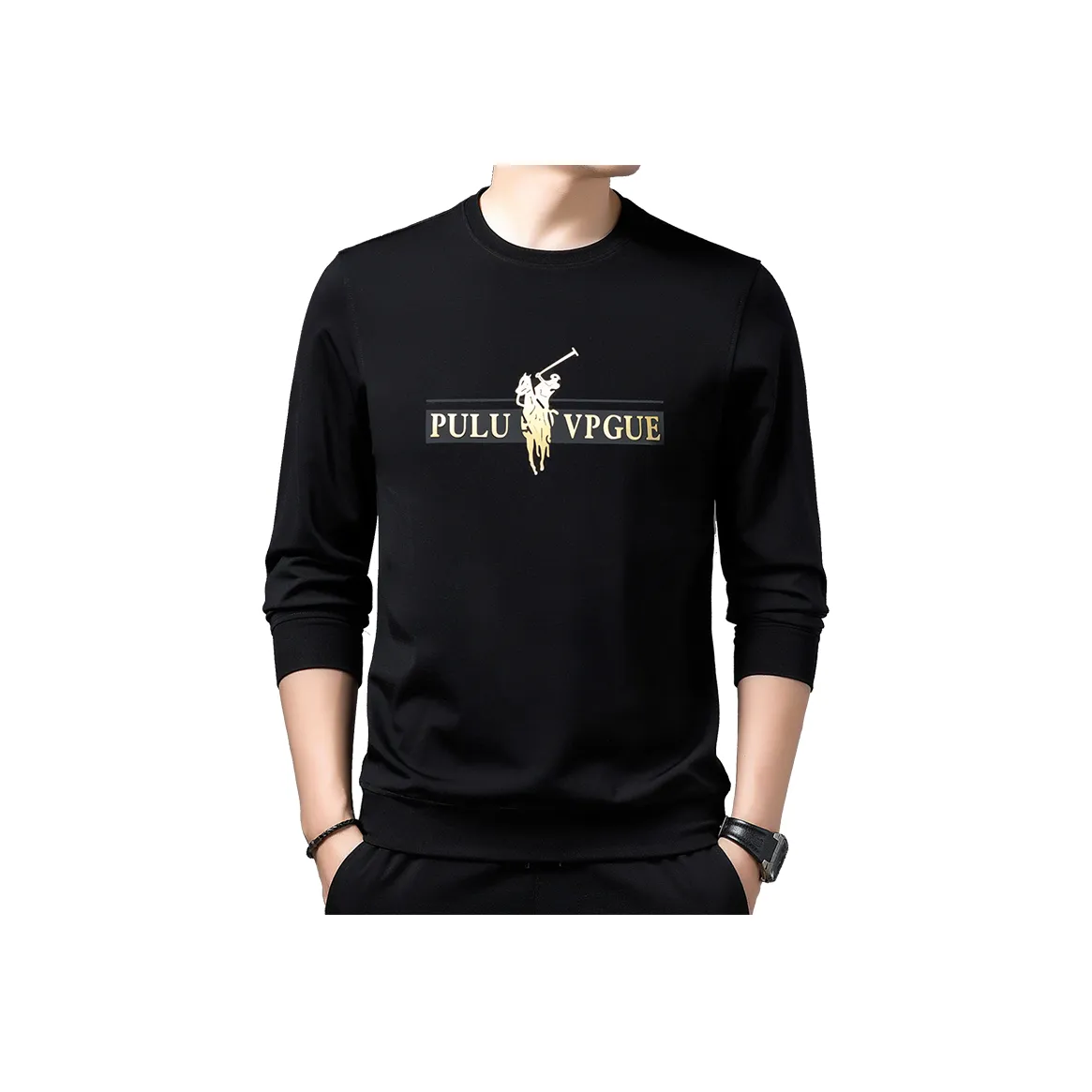 PIERRE CARDIN Черные Мужские Свитшоты