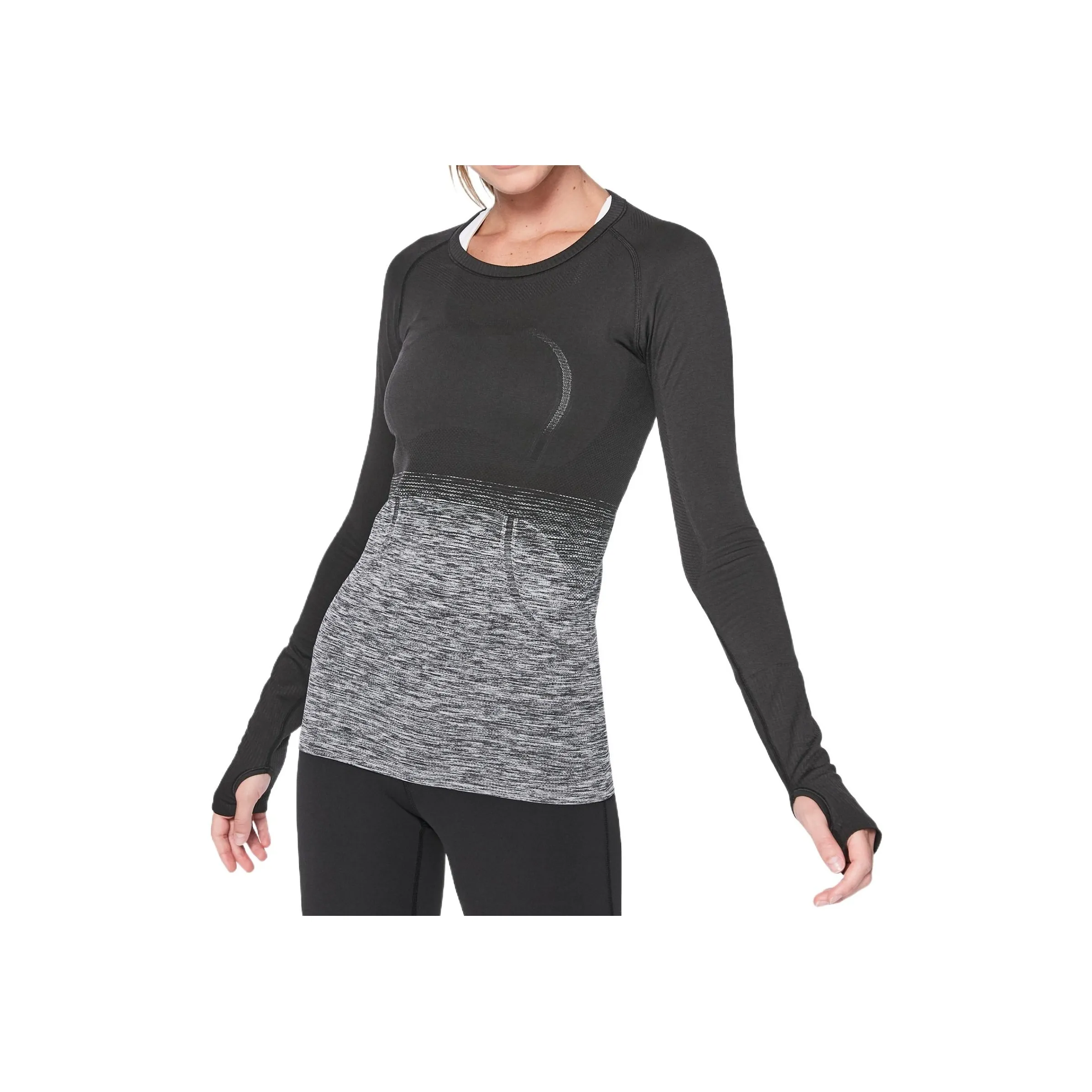 Lululemon Swiftly Tech Raglan Sleeve T Shirt Women's Black White
