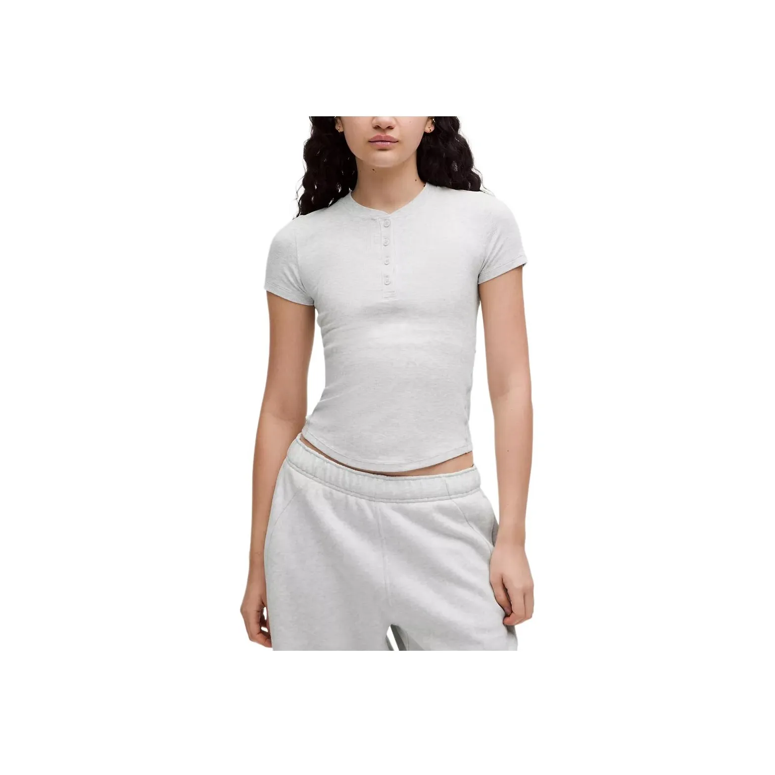 Lululemon SS25 T Shirt Women's Gray White
