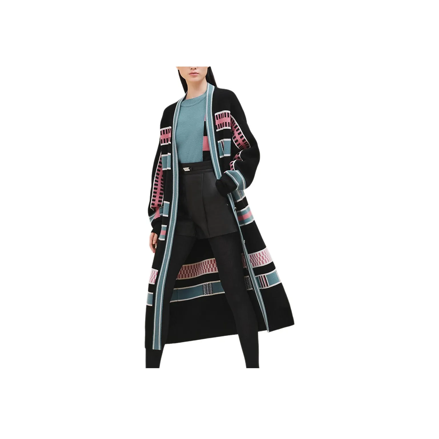 HERMES FW24 Coats Women's Black