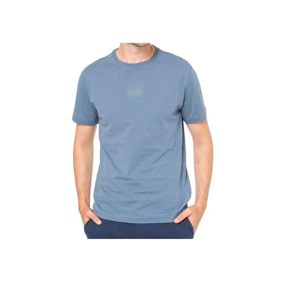 EMPORIO ARMANI T Shirts Men's Gasoline Blue