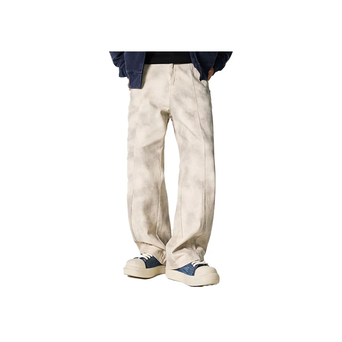 GTRG Jeans Unisex Light Gray