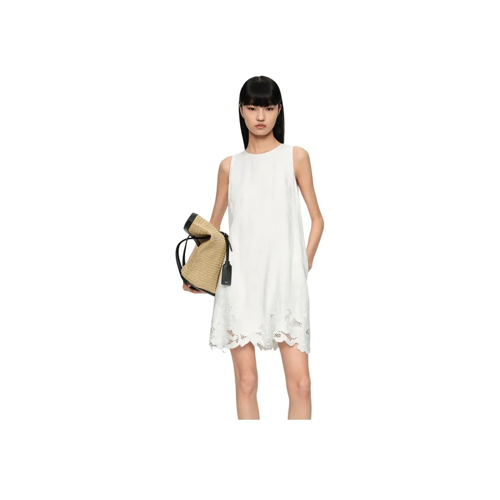 MO&CO Натуральный белый Женские Платья без рукавов