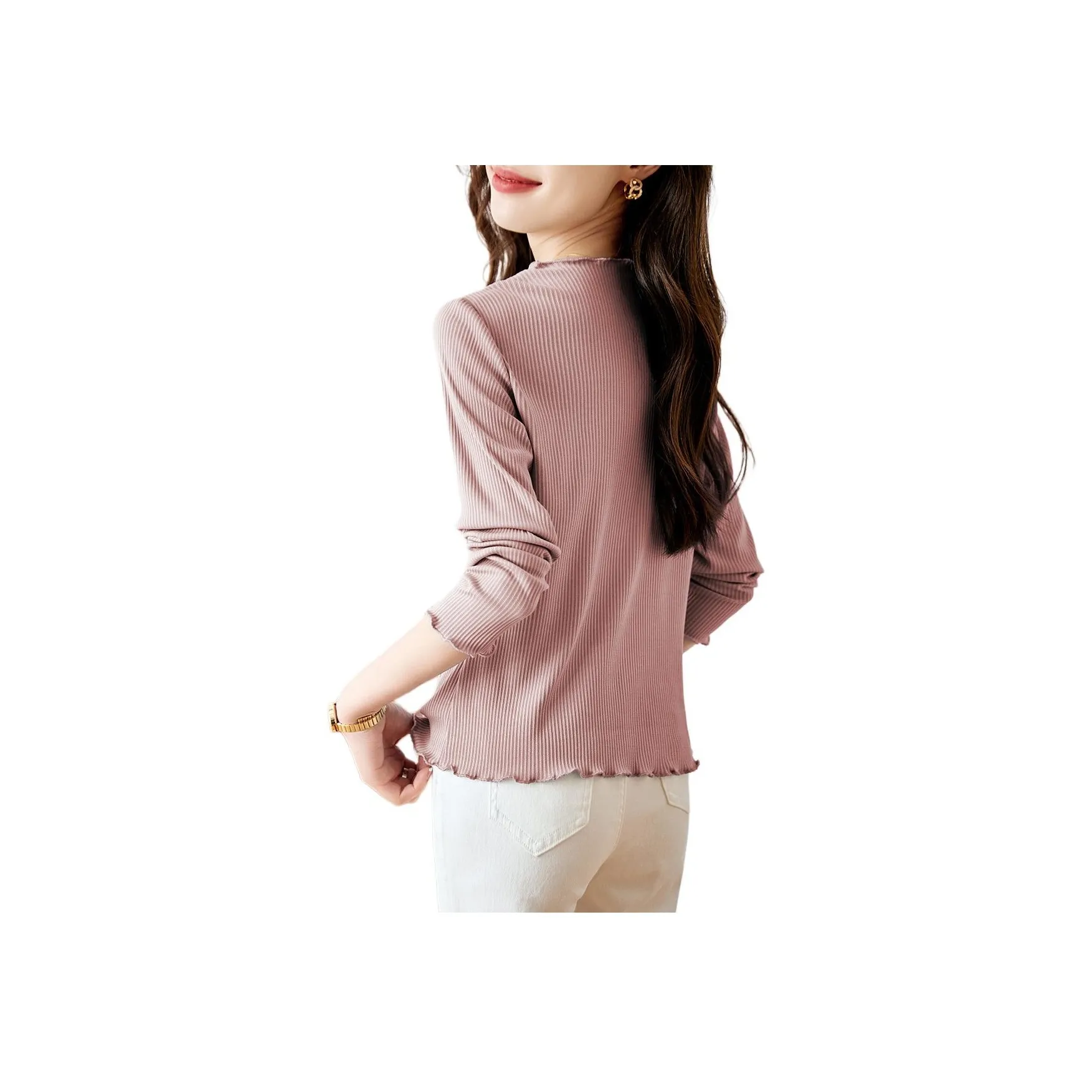 XWI T Shirt Women's Leather Pink