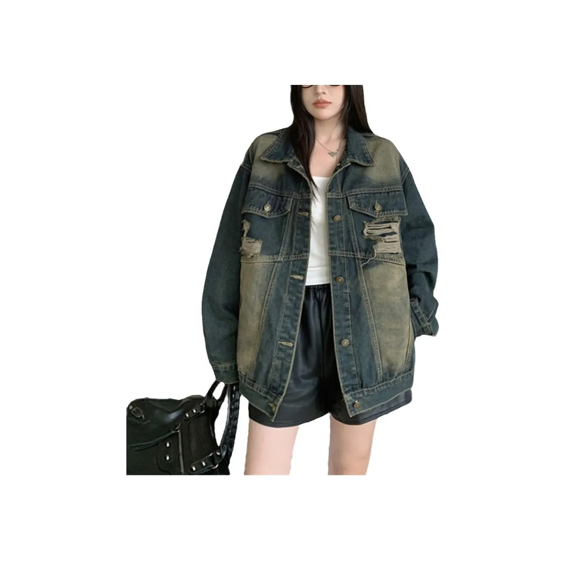 Mu Qingqing Denim Jacket Women's