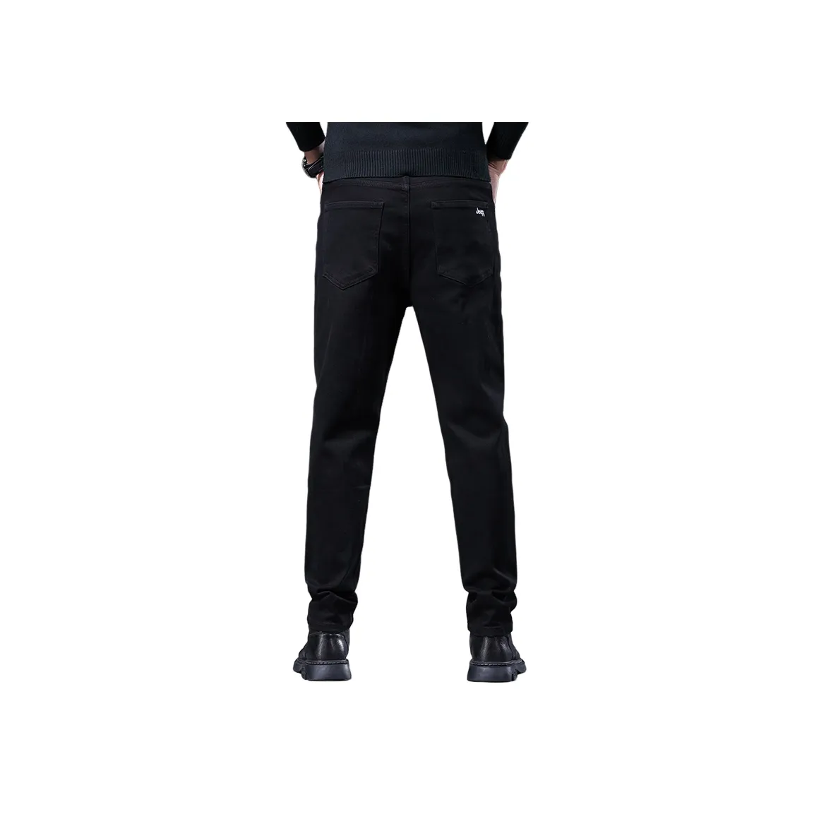 JEEP Мужские черные джинсы