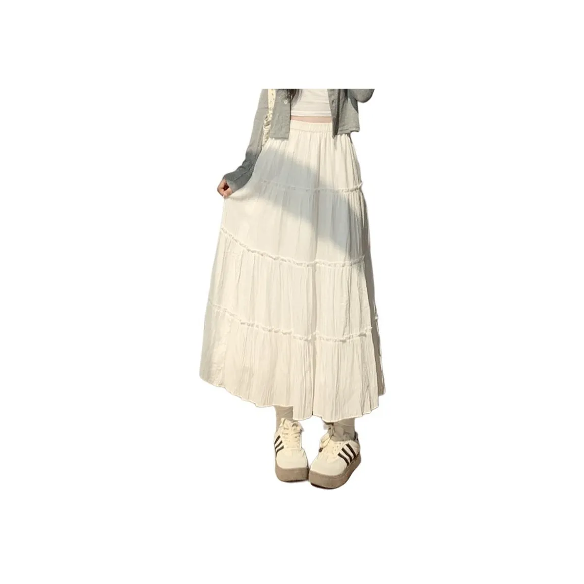 MUCCHIC Повседневный Длинный Юбка Женские