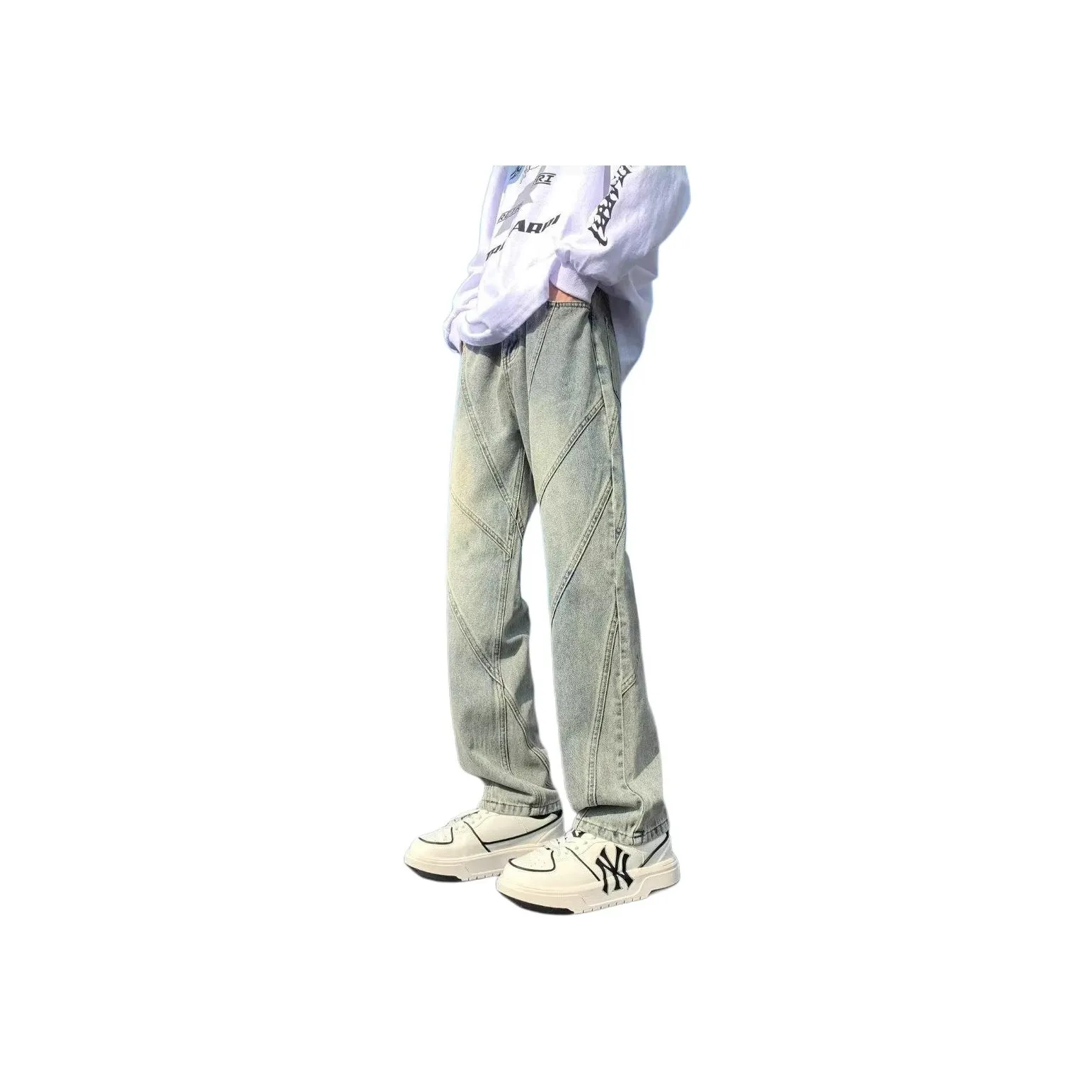 KVIV Jeans Men's Yellow Mud Recommended By The Manager