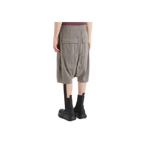 Rick Owens DRKSHDW Серые Мужские Повседневные Шорты
