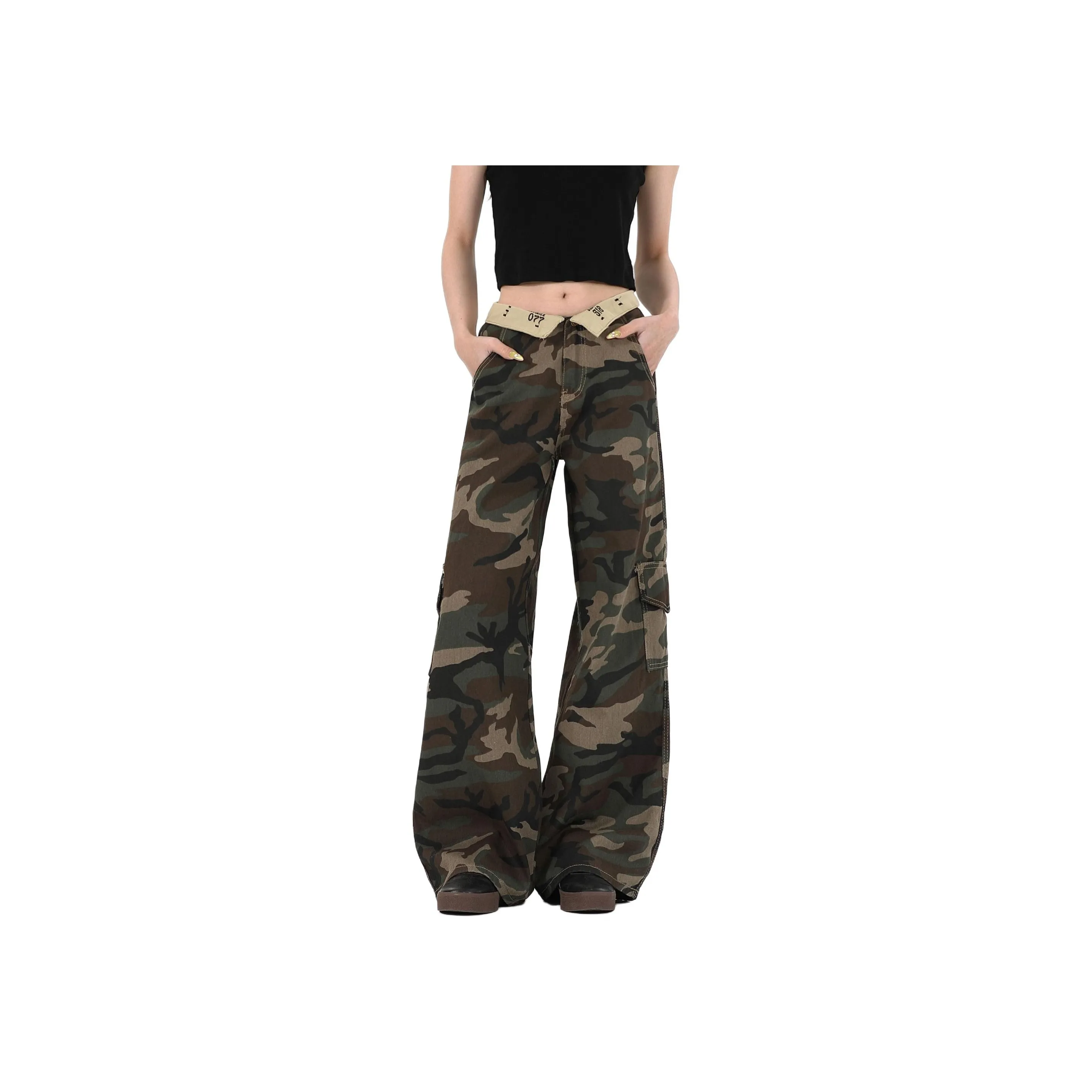 TLONELY1 Jeans Women's Camouflage