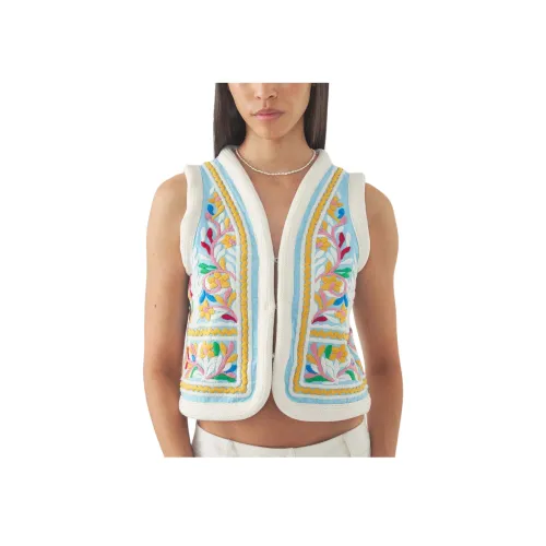 ANTIK BATIK Синие Женские Жилеты