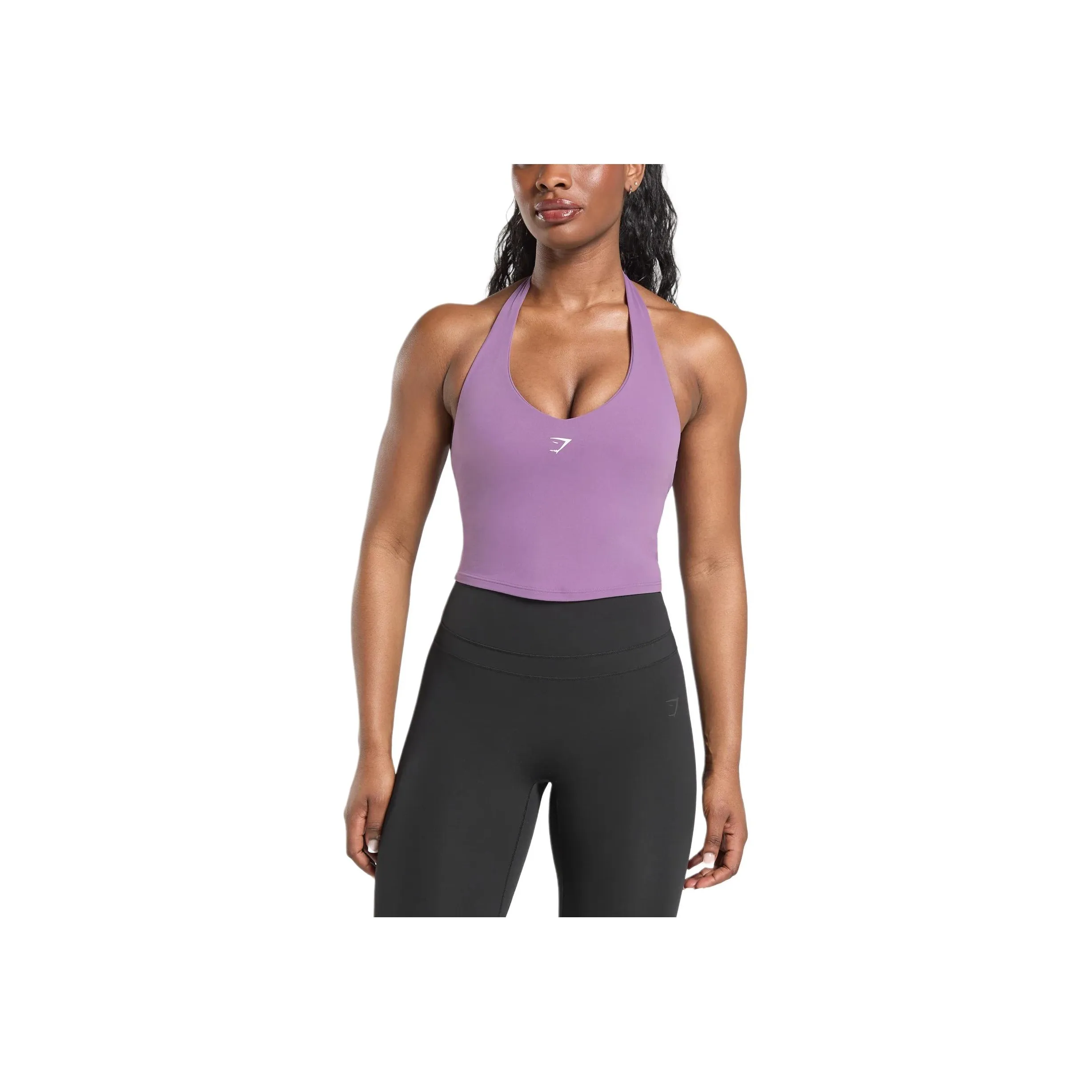 GYMSHARK Mood Фиолетовый Женские Спортивные Майки без Рукавов