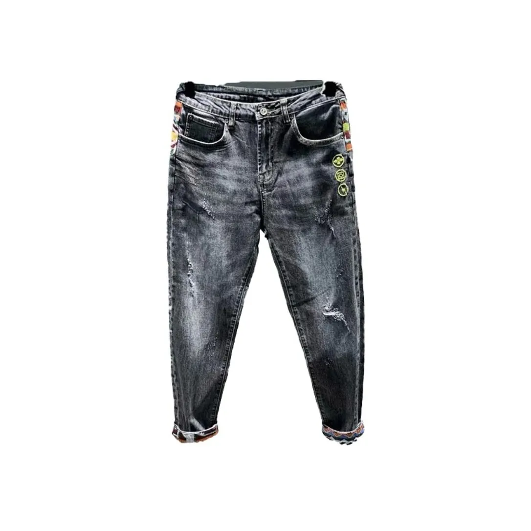 ZMHT Серые Унисекс Джинсы