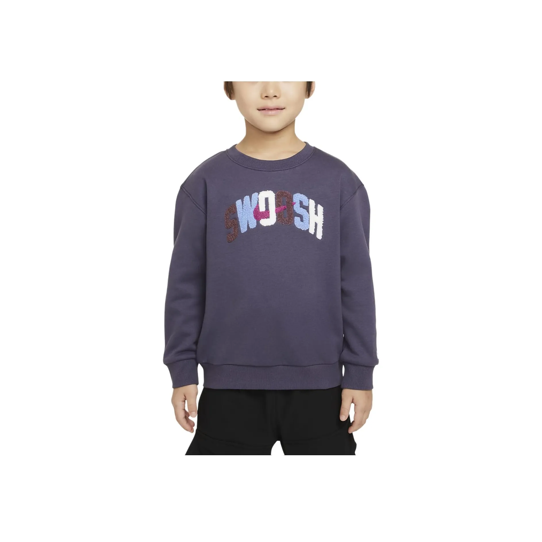 nike Свитшот Sportswear Темно-фиолетовый для детей 3-7 лет