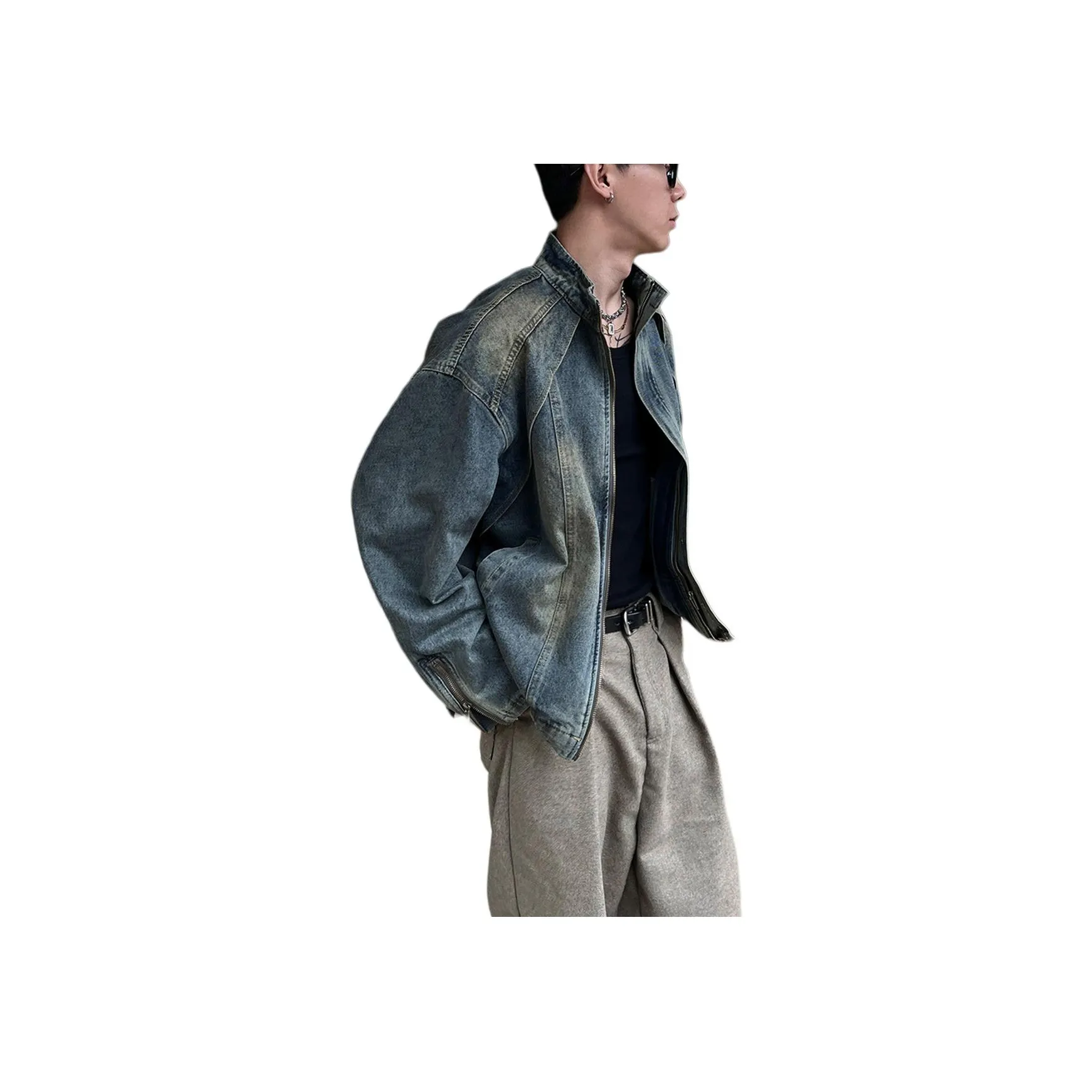 SOUL WORKER Деним Куртка Унисекс