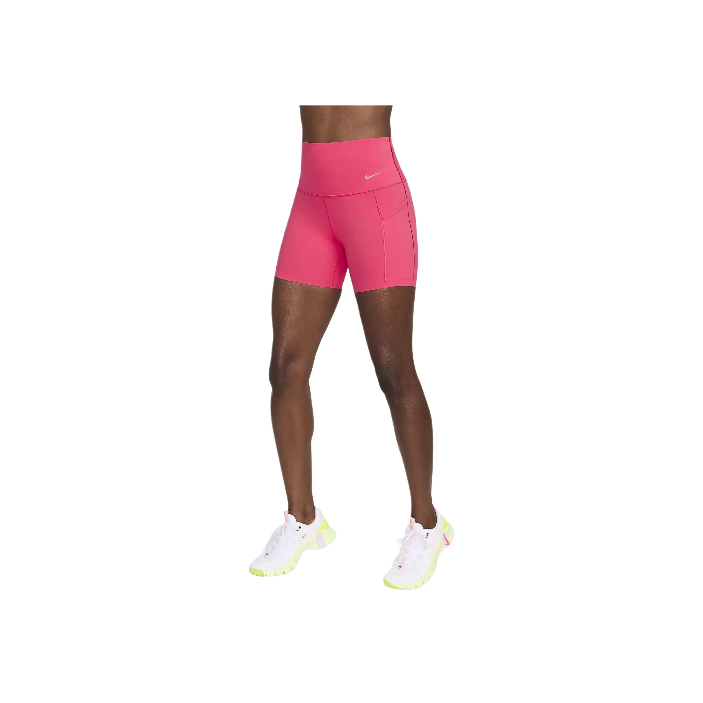 Nike Universa Women's Medium-Support High-Waisted 5' Biker Shorts With Pockets