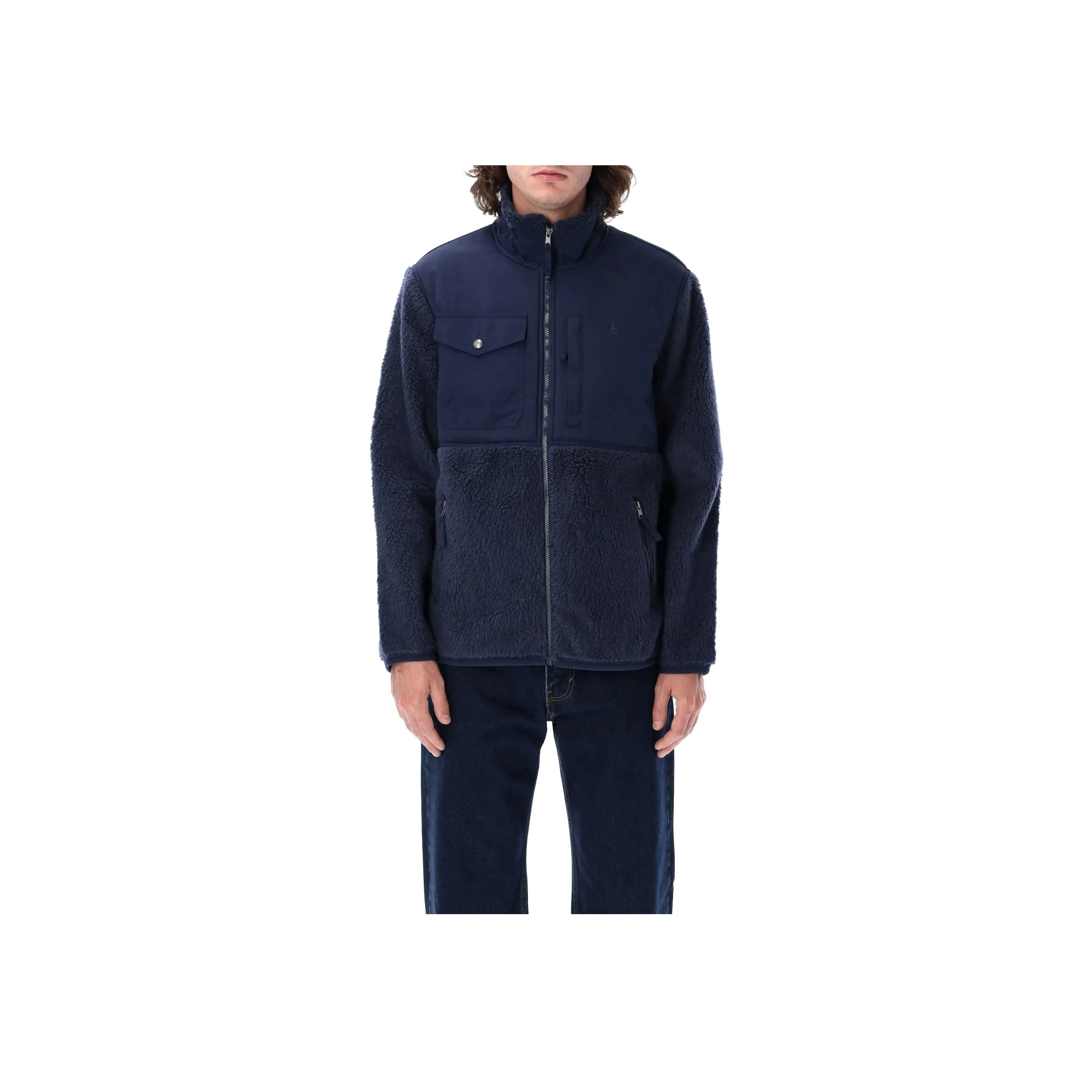 Polo Ralph Lauren Logo Embroidered Panelled Jacket