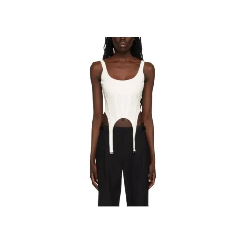 DION LEE Сливочный Женские Майки