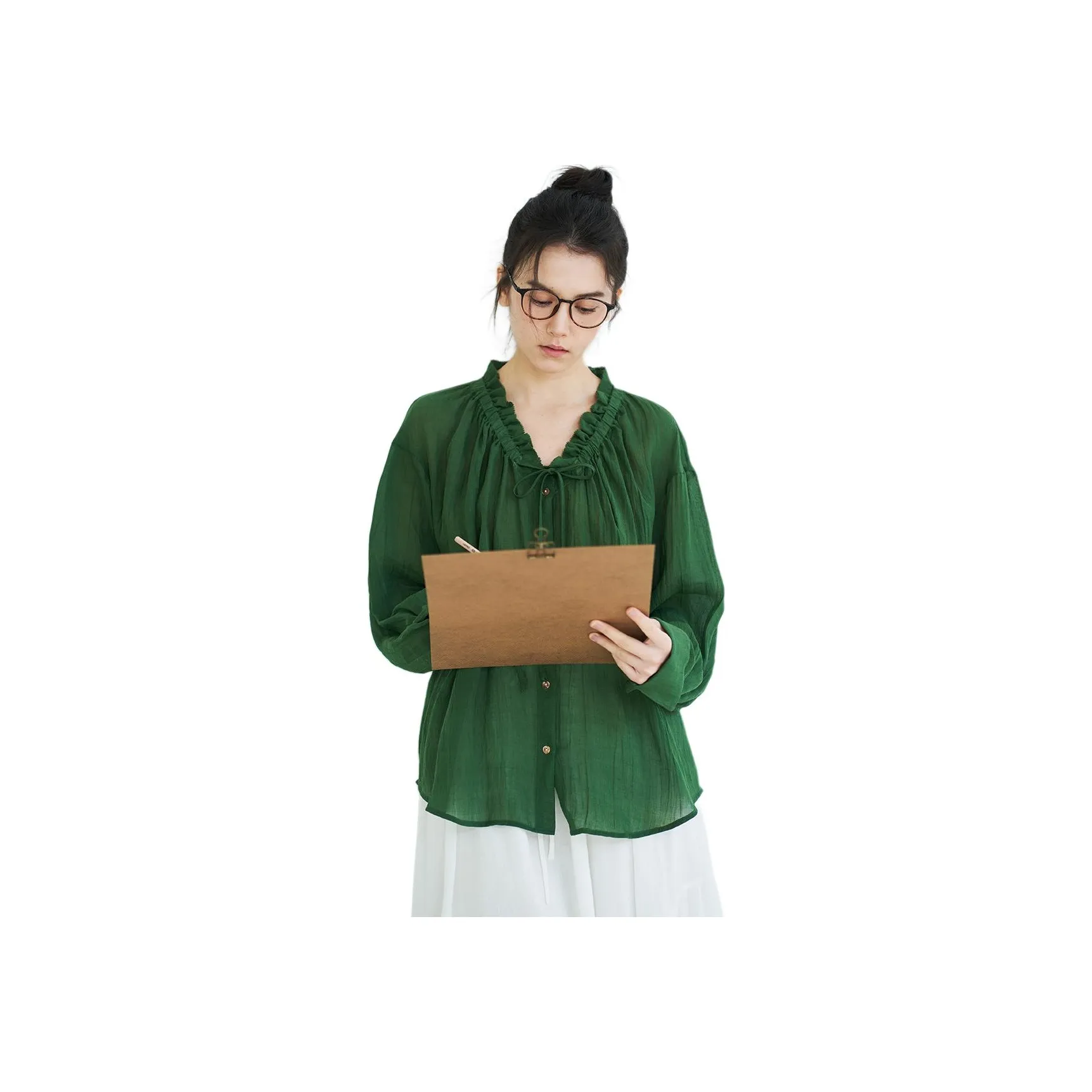 ZIMO Лесной зеленый Женские Рубашки