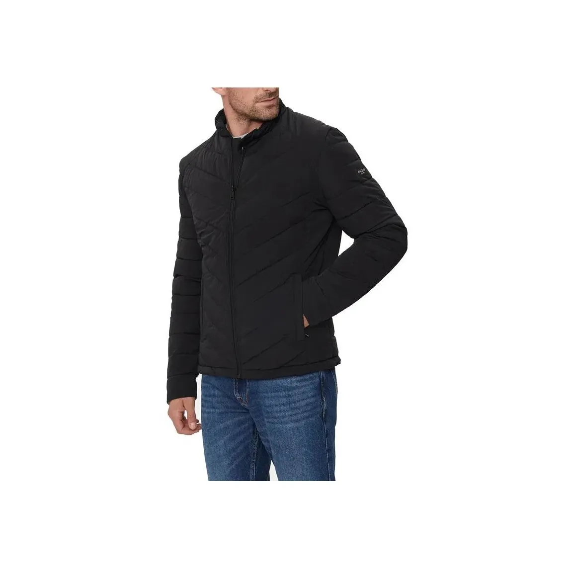 GUESS Jackets Coats Men's Black