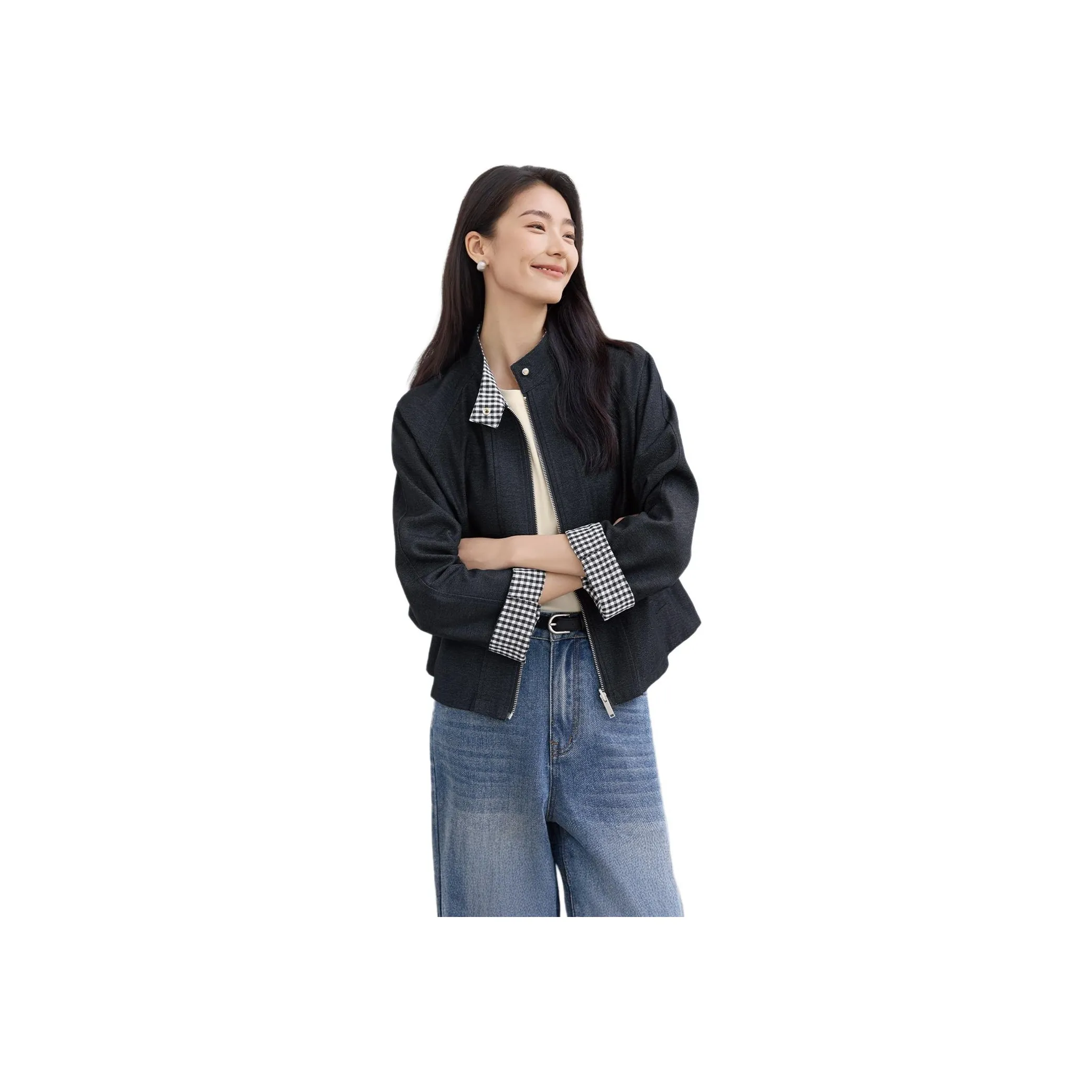 IHIMI Темно-синие женские куртки