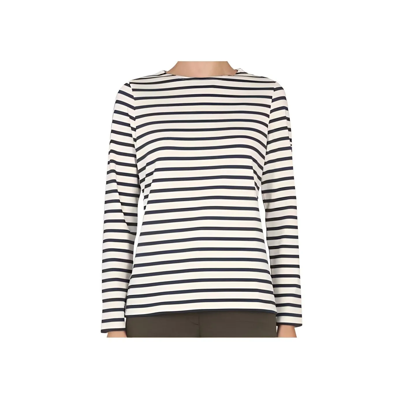 SAINT JAMES Striped Long Sleeved T Shirt