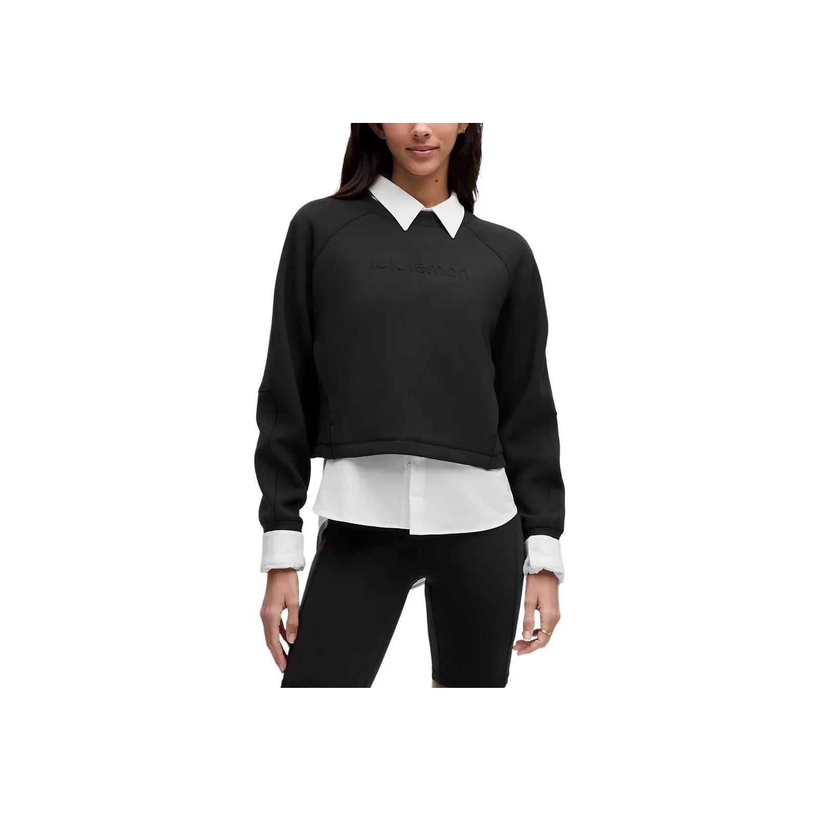 lululemon Smooth Spacer Cropped Hoodie Женский