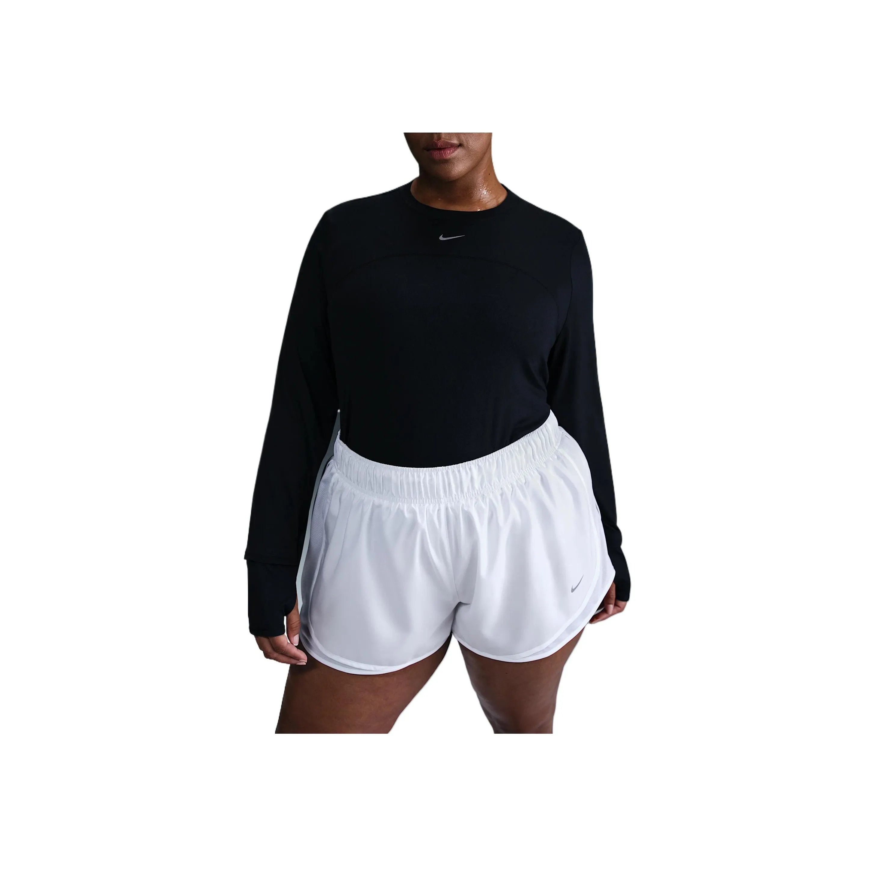 Nike Dri Fit Tempo Casual Shorts Women's White