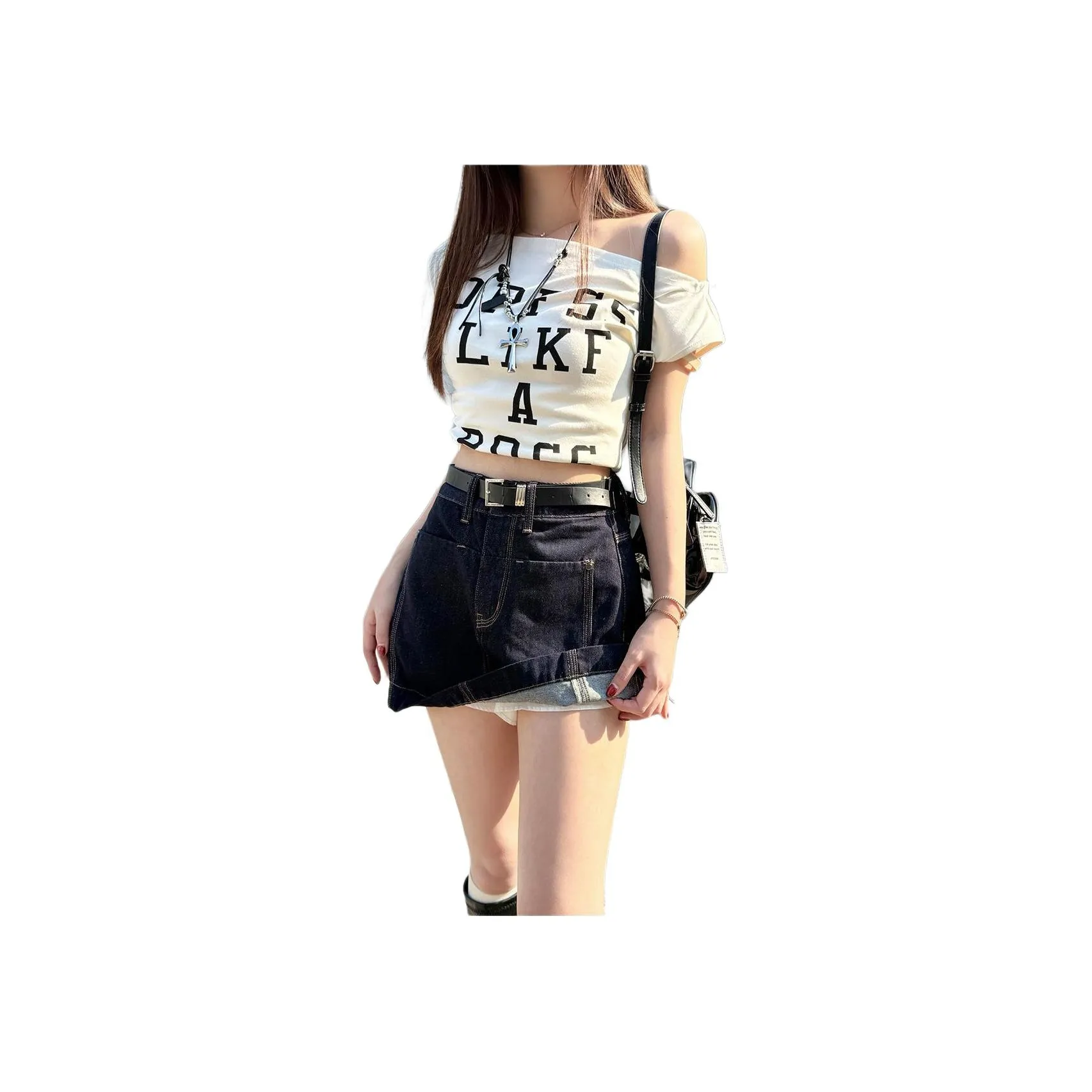 Concubine Zhu Джинсовые короткие юбки Женские