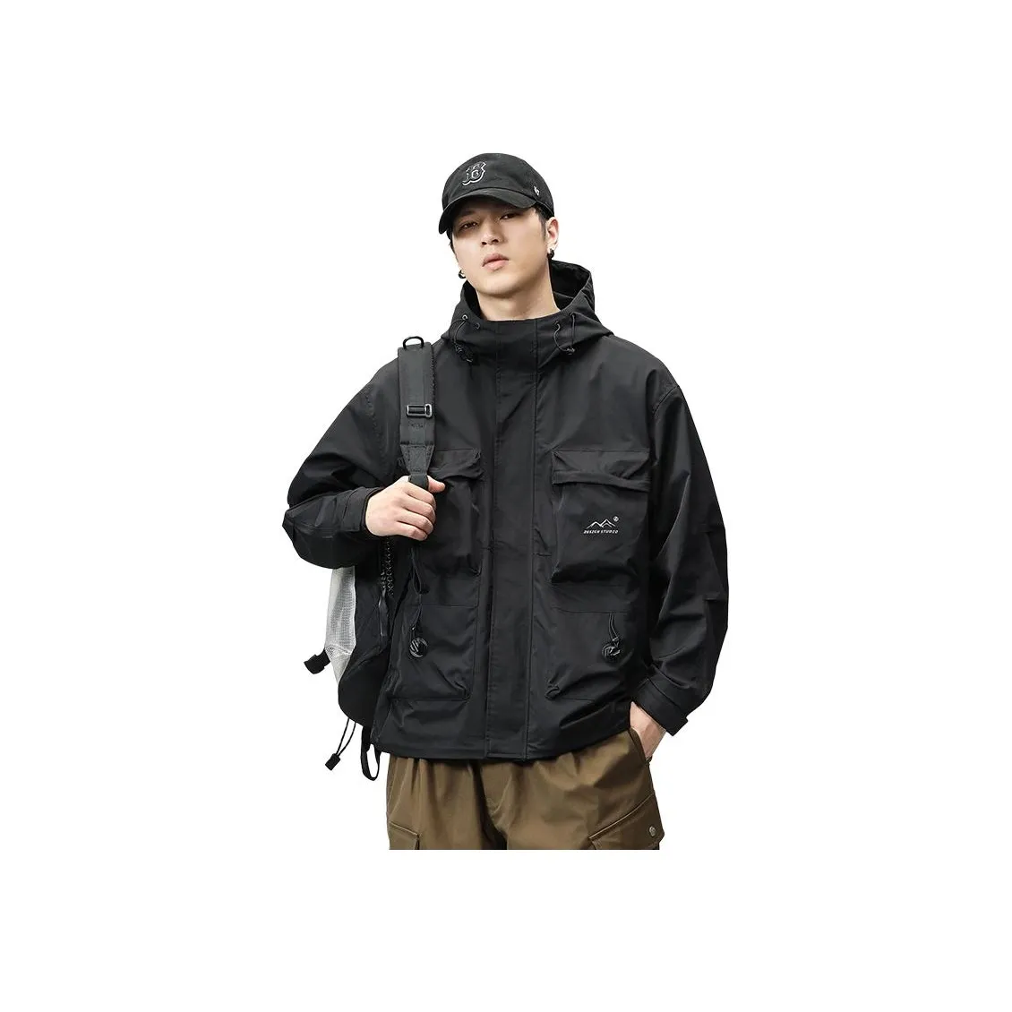 【Dme】 Водонепроницаемый и Ветрозащитный для сохранения тепла Ветровка Унисекс