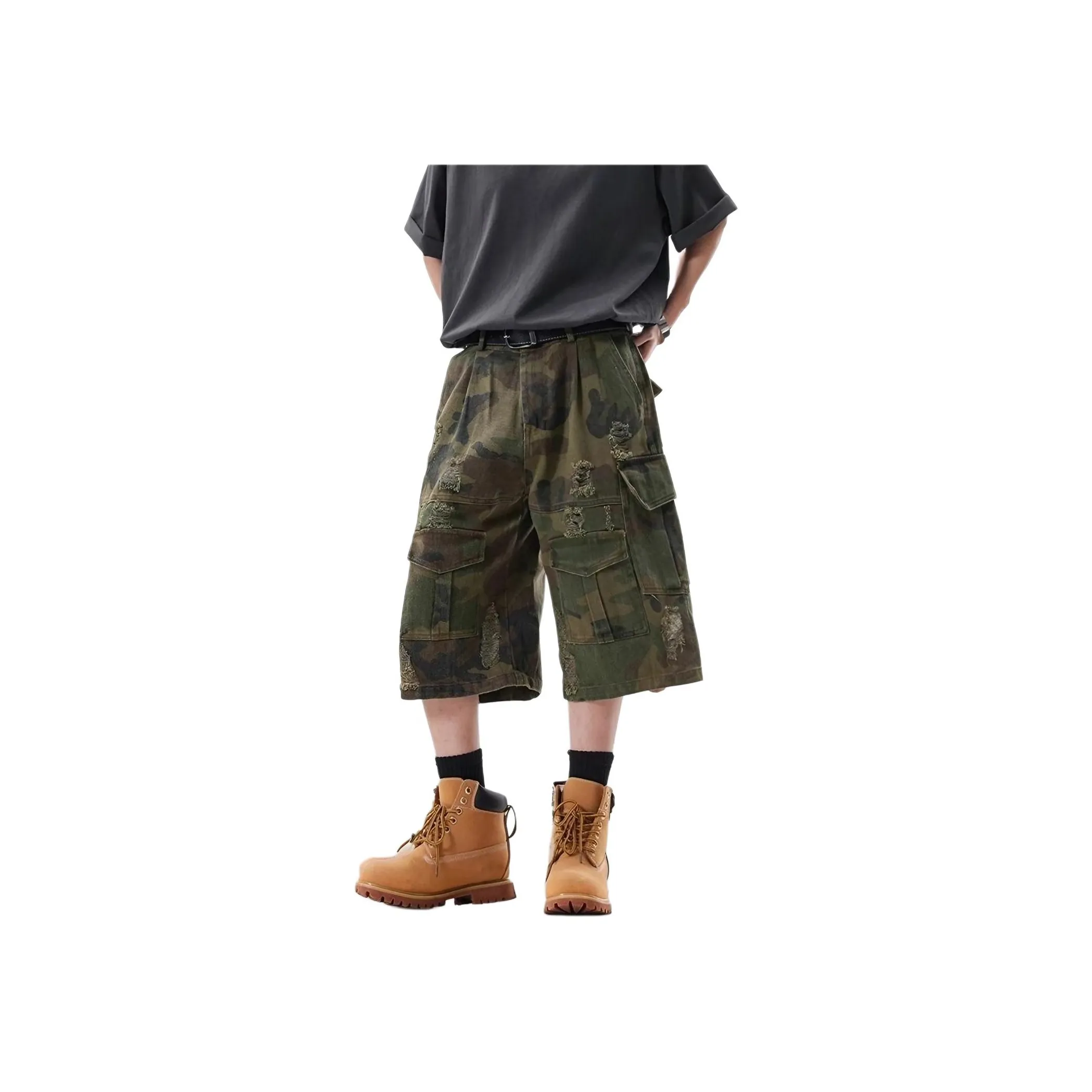 M JEANS STUDIOS 7 Джинсовые шорты Унисекс