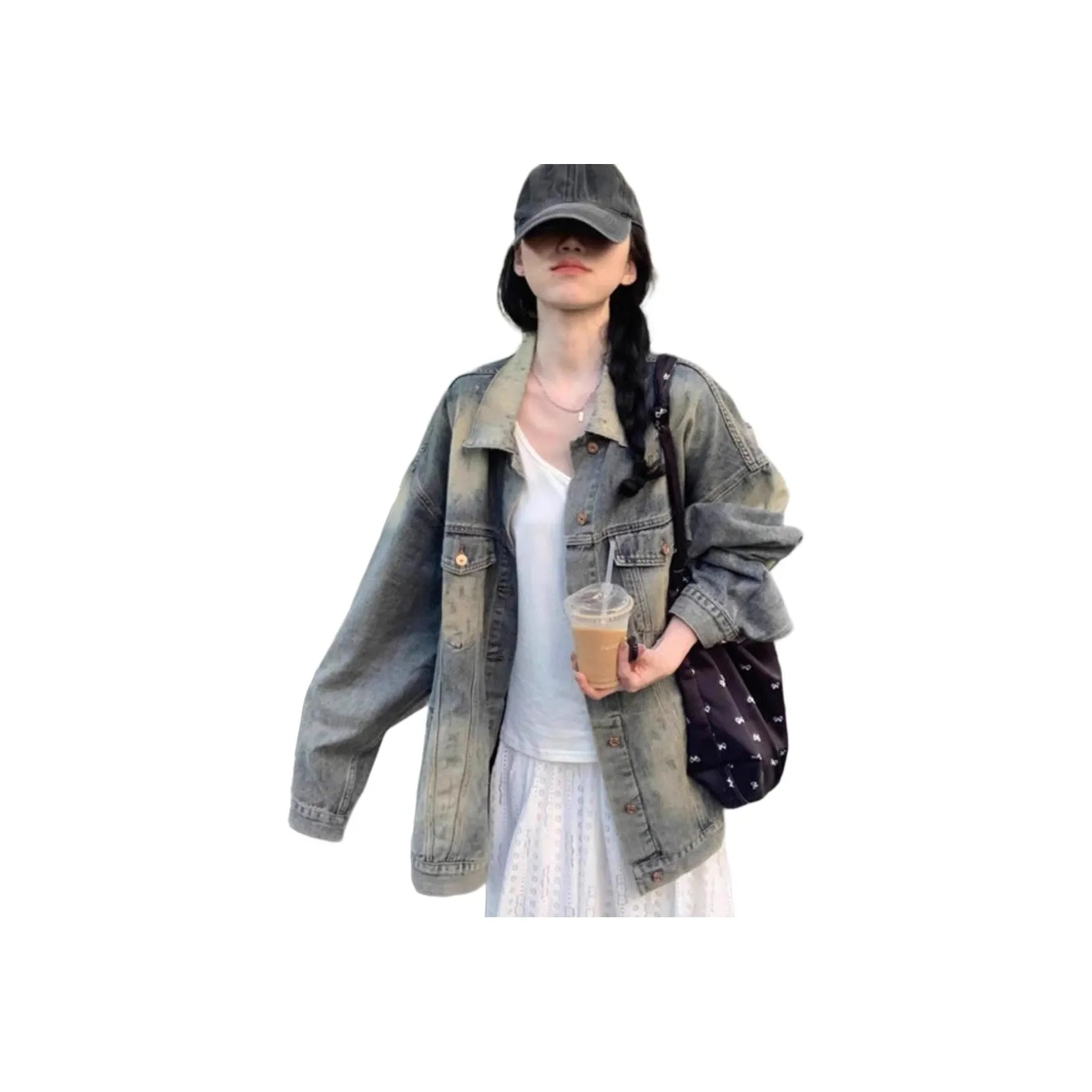 HAPG Винтажный синий [Высокое качество] Женские куртки