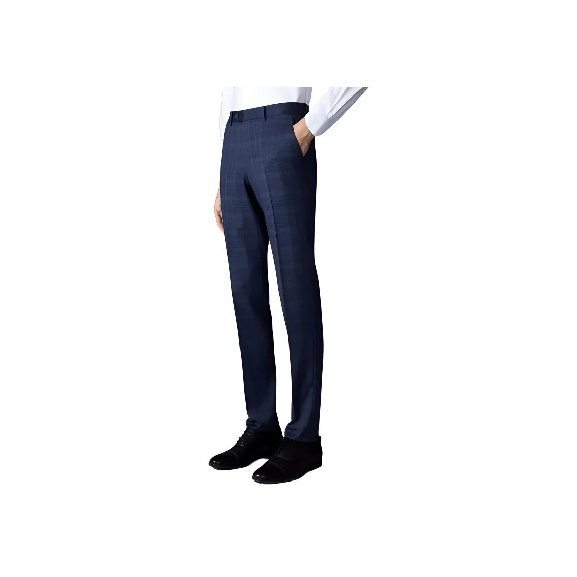 Yiwen Suit Trouser Men's Denim Blue