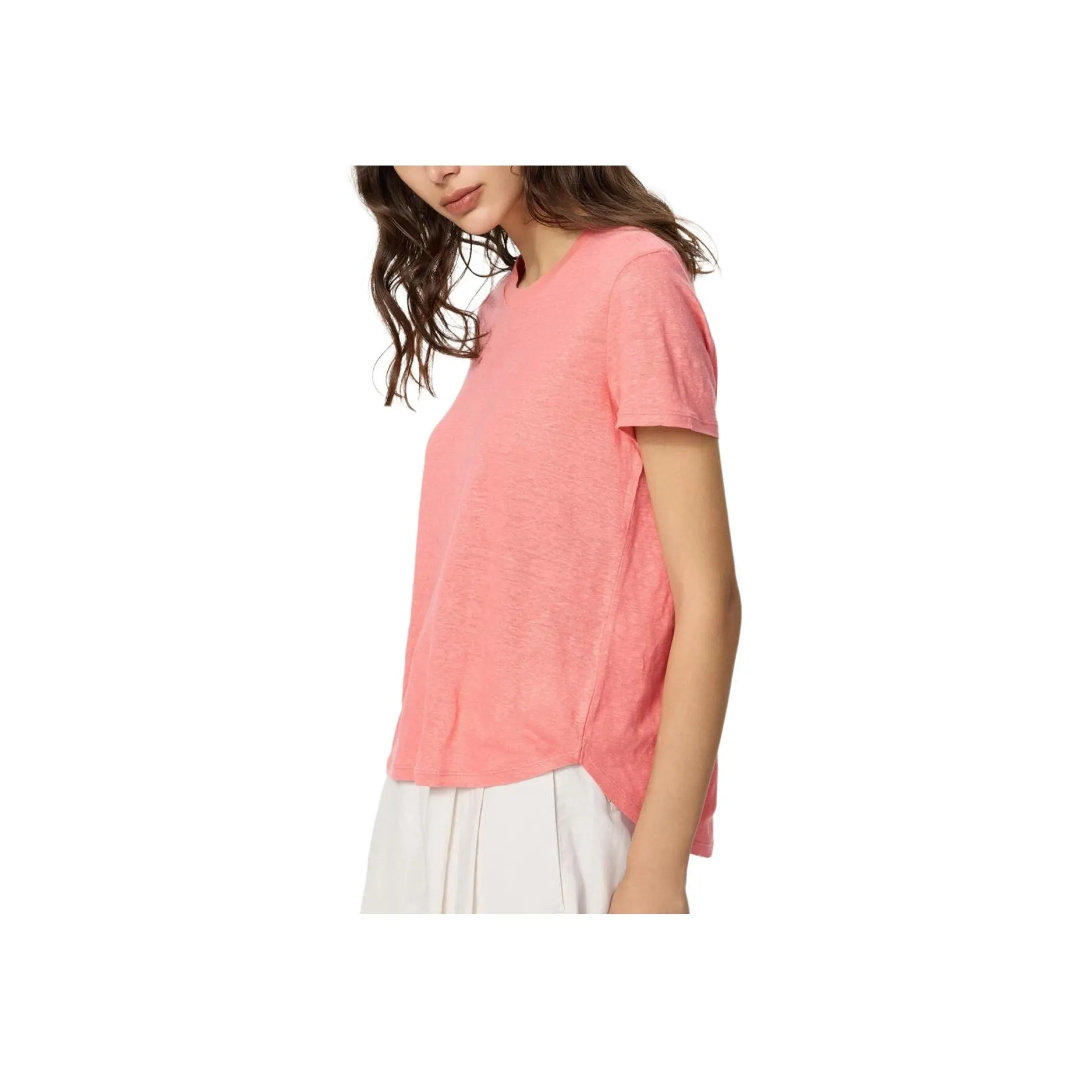 UNIQLO T Shirt Women's Peach Pink
