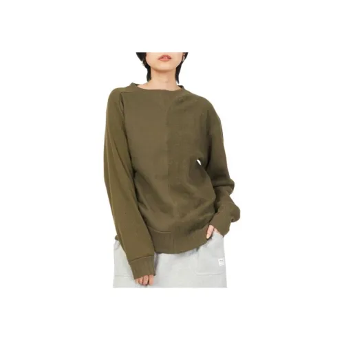 NIGEL CABOURN Зеленый Унисекс Трикотаж