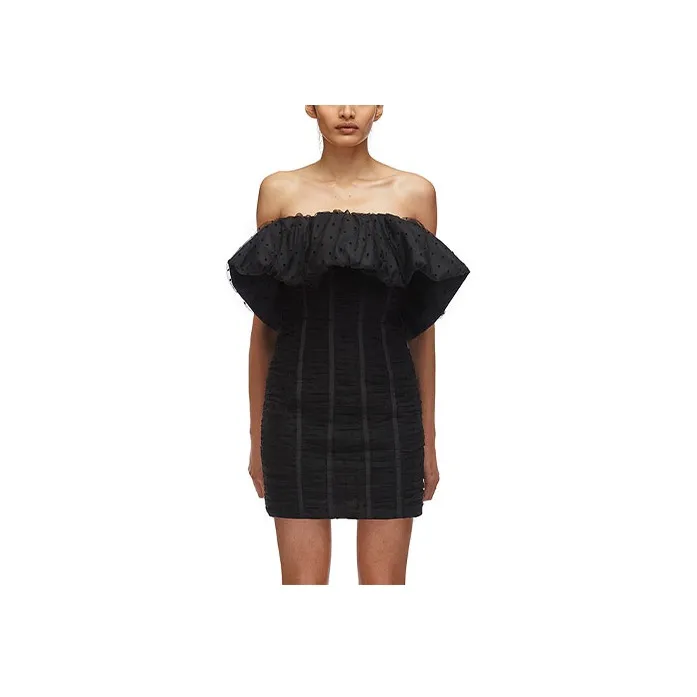 Self portrait Sleeveless Dress Women's Black