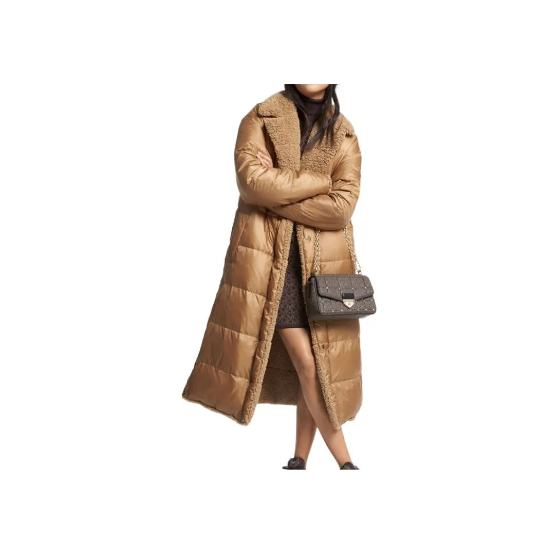 MICHAEL KORS Down Jacket Women's Dark Camel