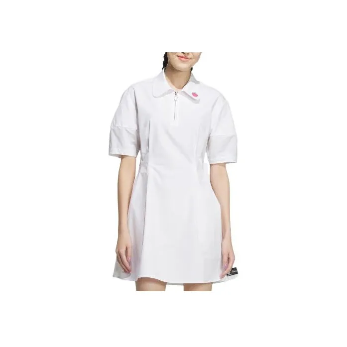 Adidas Neo x CAOMEIXIONG,LIANMINGKUAN Short Sleeved Dress Women's White