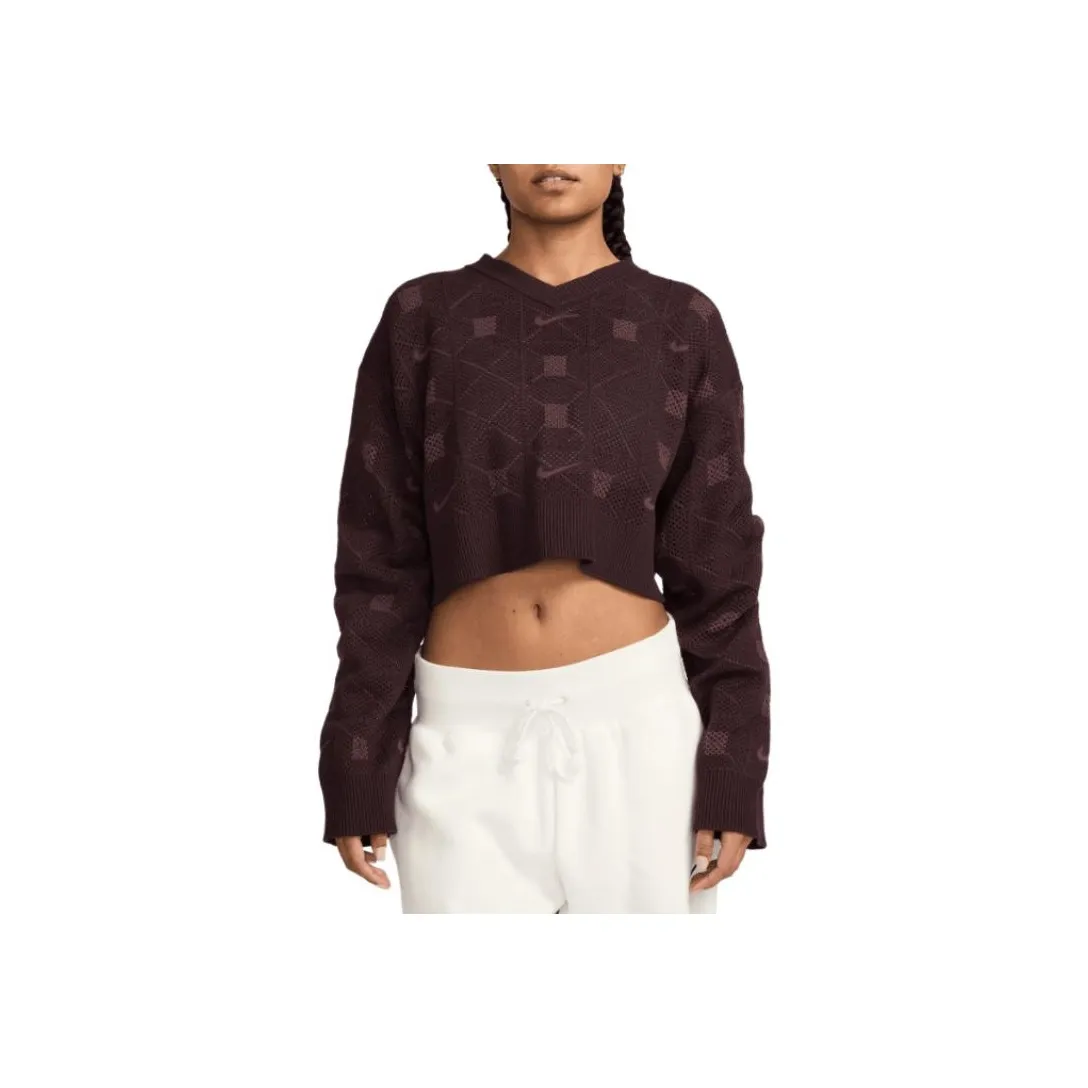 Nike Clothing Sweaters Women's Brown