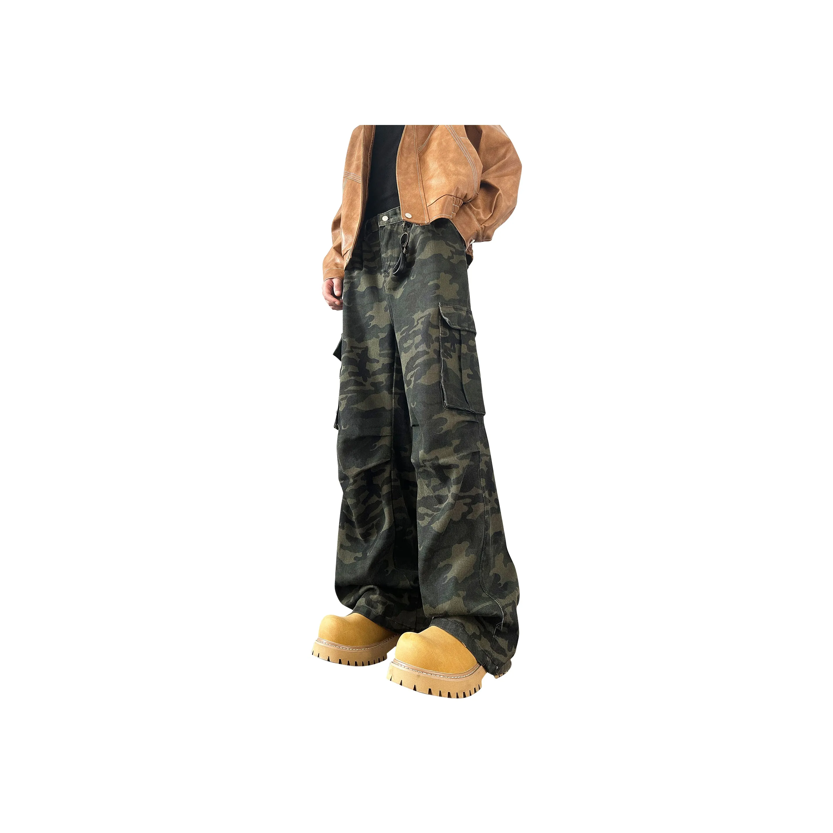 DAREASY Cargo Pants Unisex Camouflage