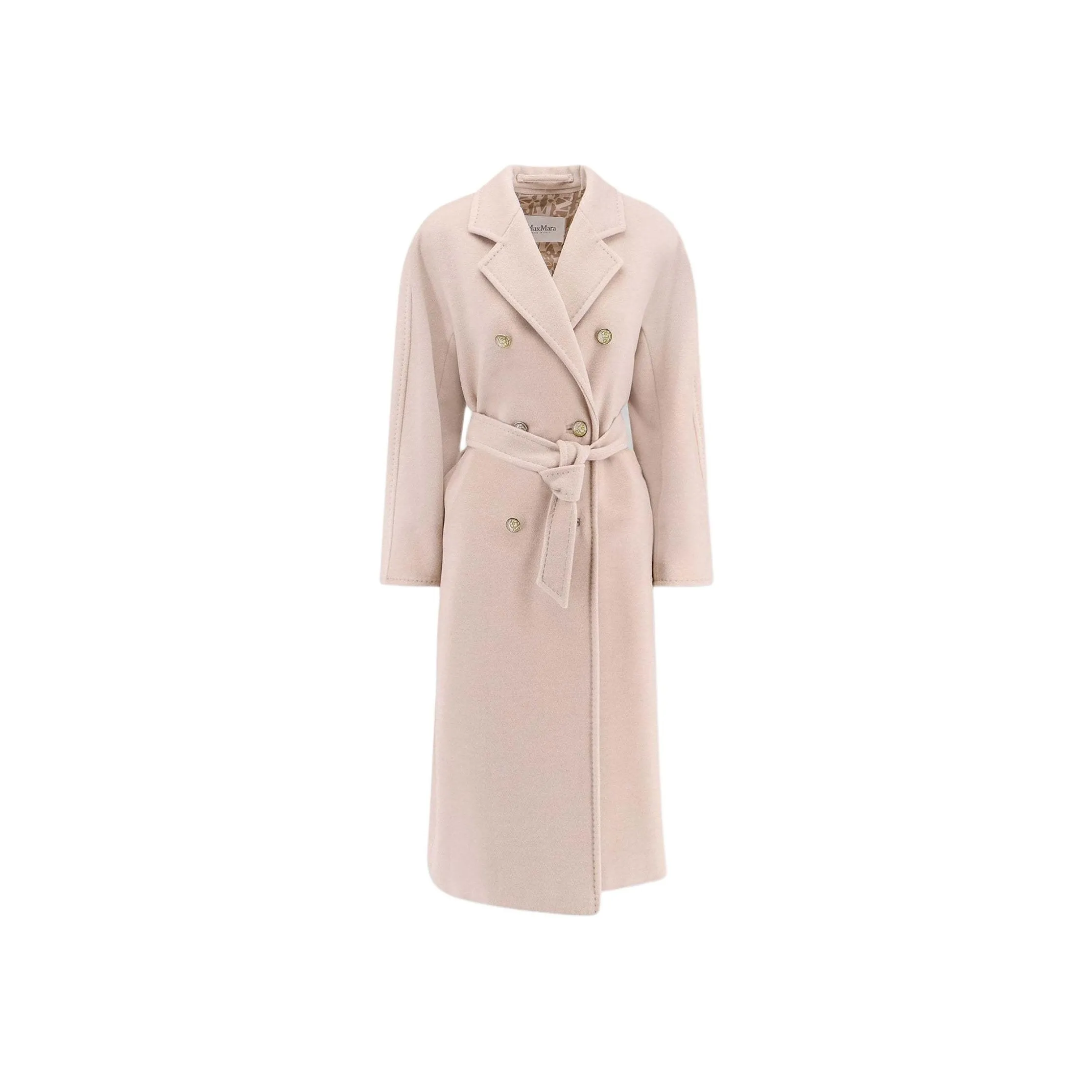 Max Mara Ticino Double Breasted Belted Coat