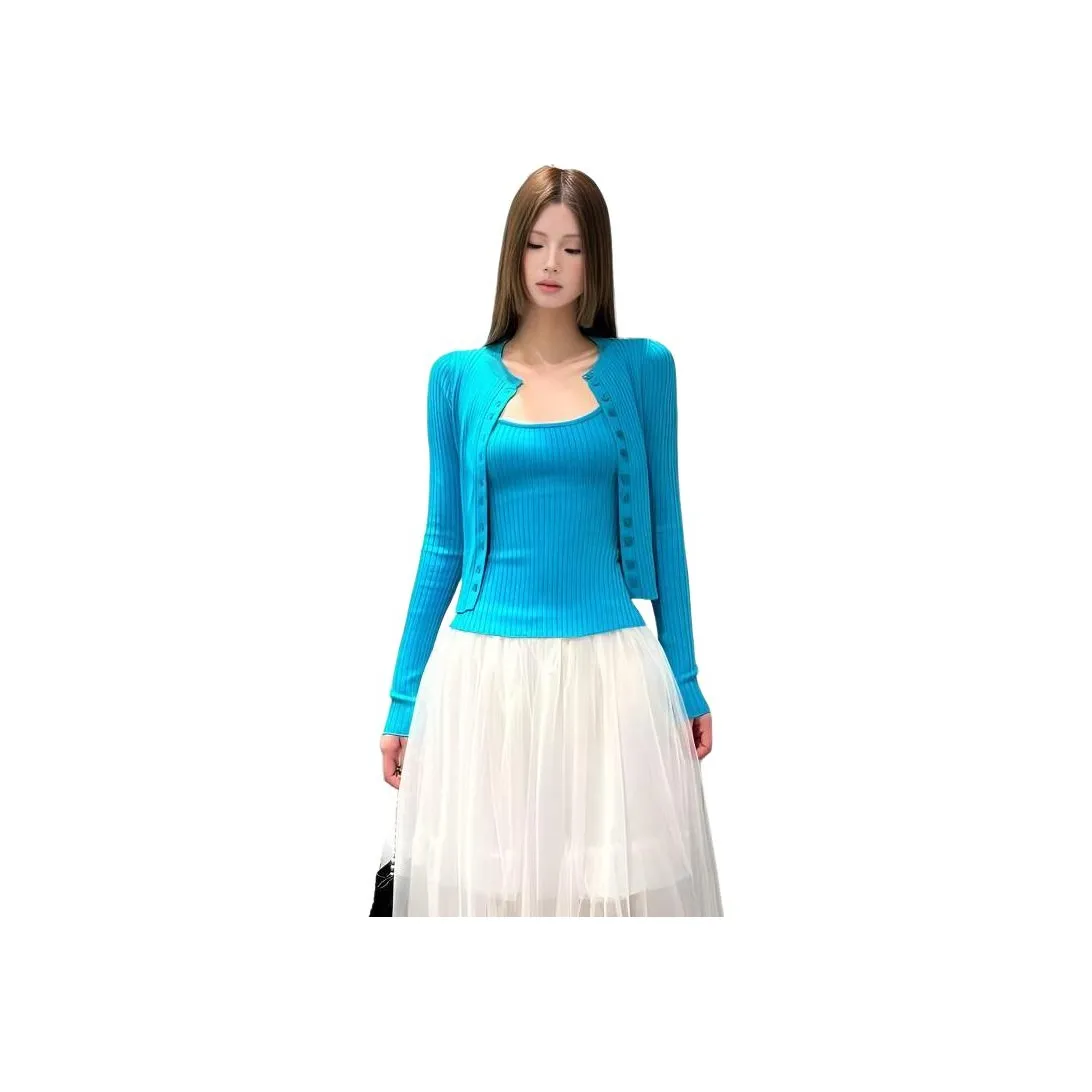 SKYA Синий Женские Повседневные Костюмы