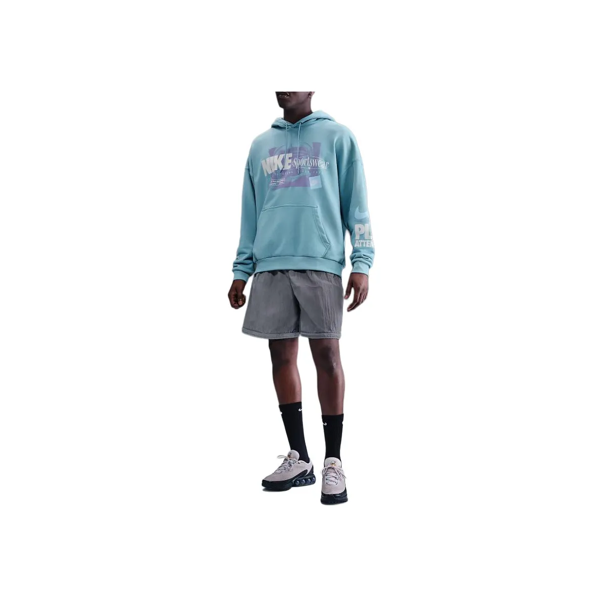 Nike Club Men's Oversized French Terry Pullover Hoodie