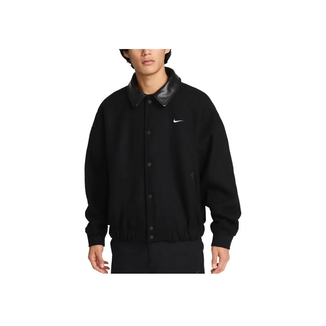 Nike Solo Swoosh Men's Wool Varsity Jacket