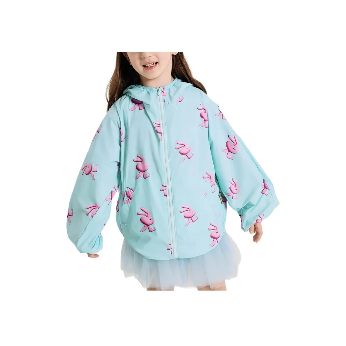 Woobaby Туристическая одежда SS25 Синий Записка Кролик Дети 3-7 лет