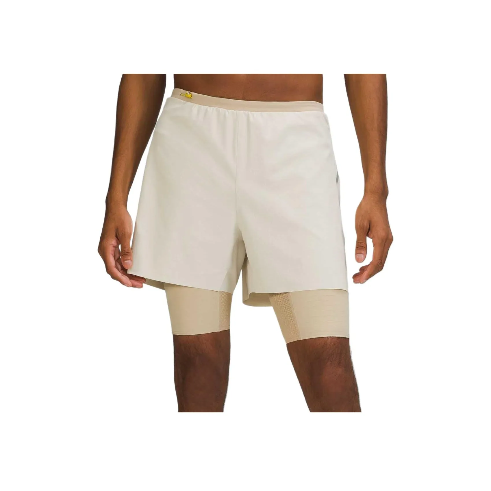 lululemon LAB RUN Спортивные шорты Мужские Айвори