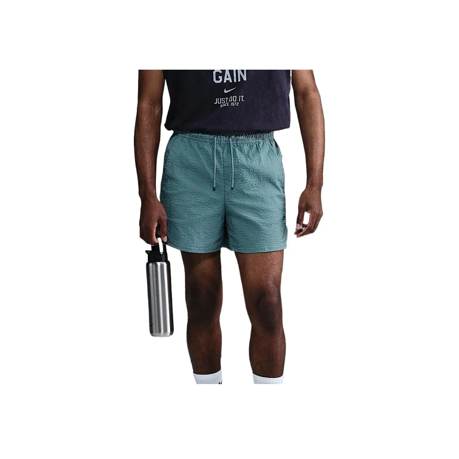 Nike Unlimited Men's Dri FIT 5' Unlined Seersucker Versatile Shorts
