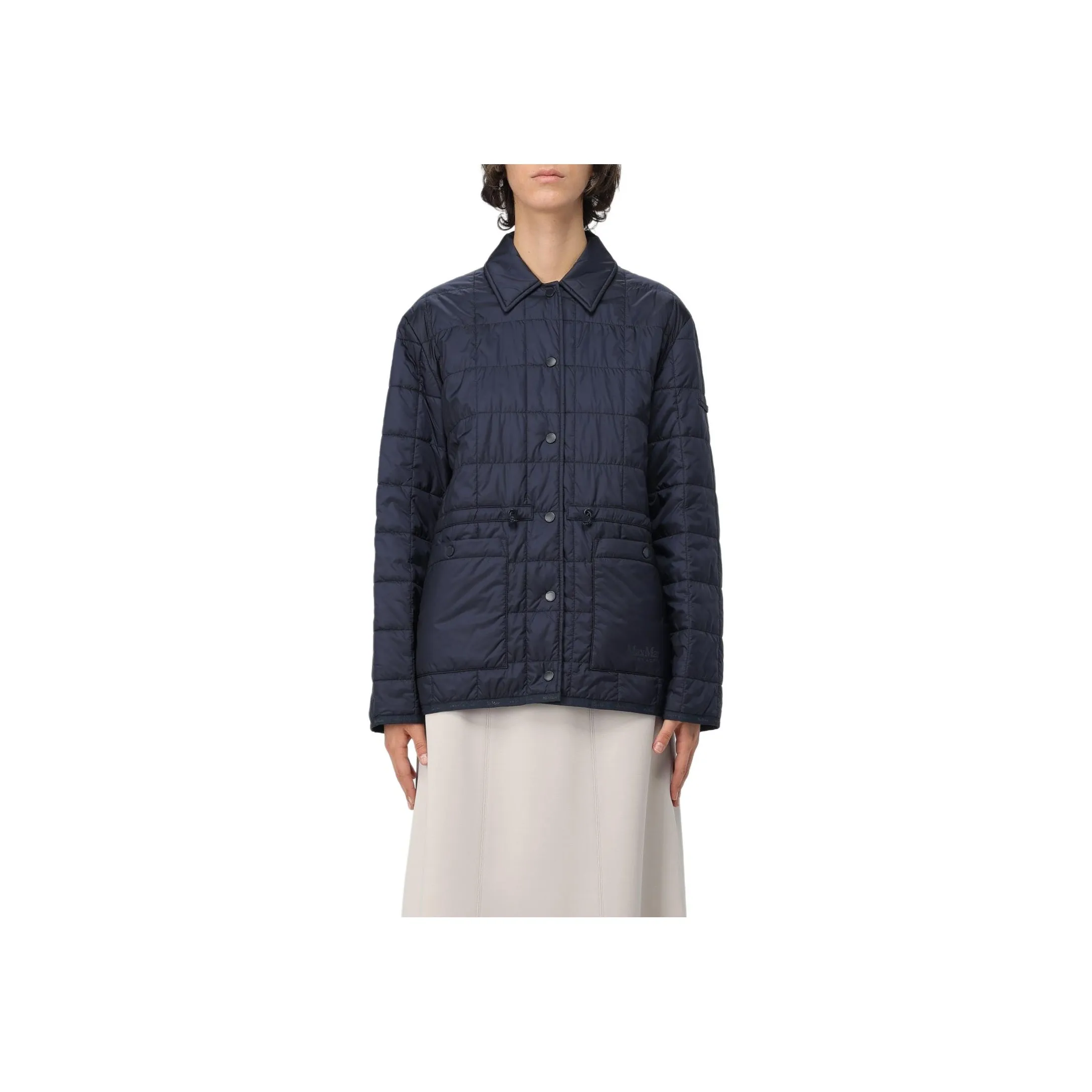 MaxMara Buttoned Quilted Jacket