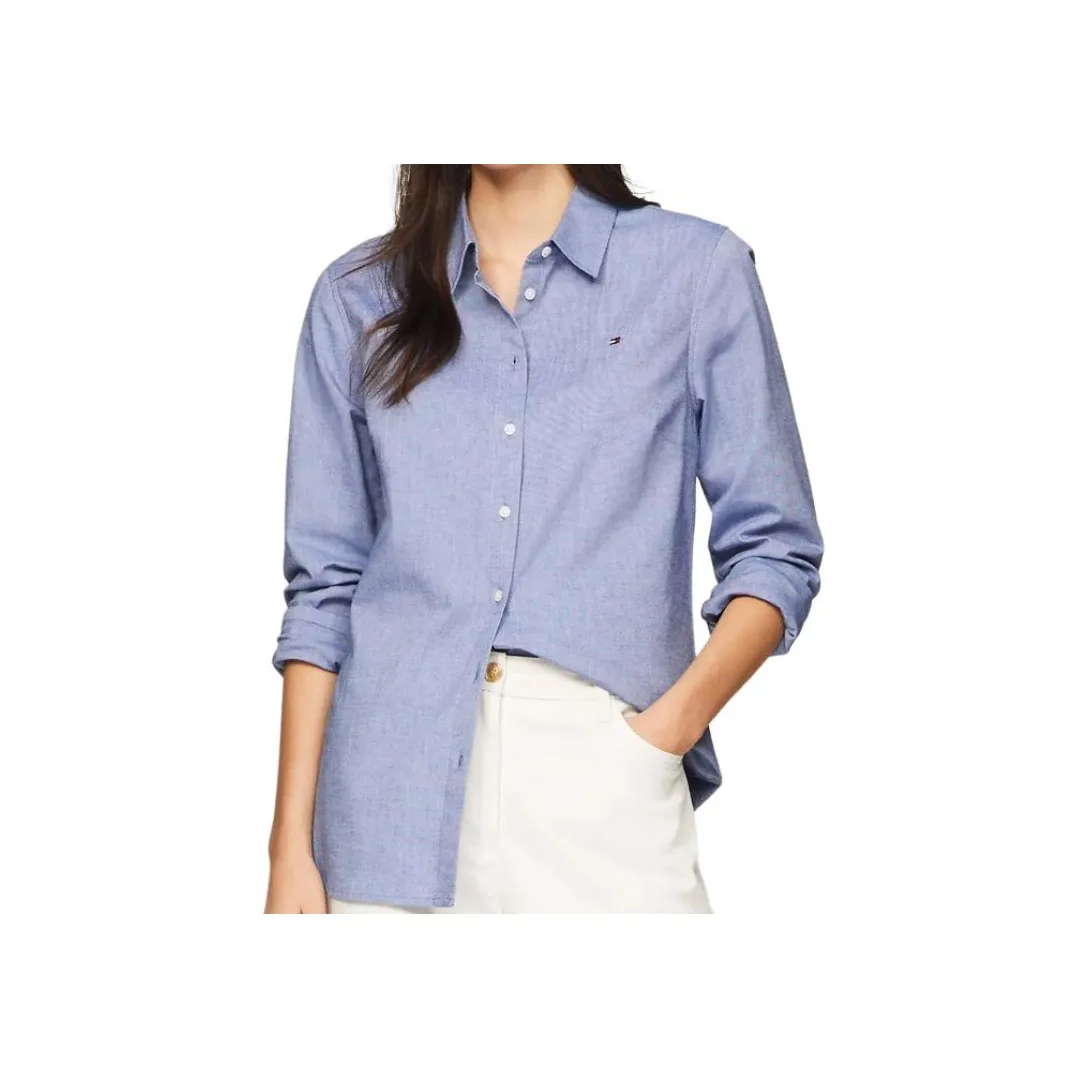 Tommy Hilfiger Рубашка Женская Синяя